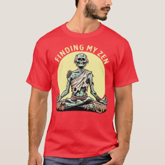 Camiseta Yoga Zombie Encontrando Mi Zen