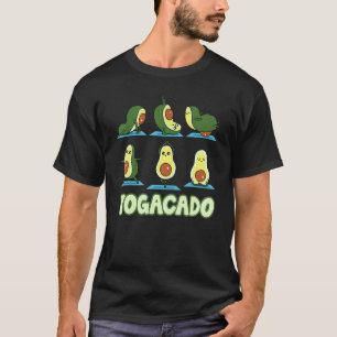 Camiseta Yogacado aguacate yoga asana posa meditación
