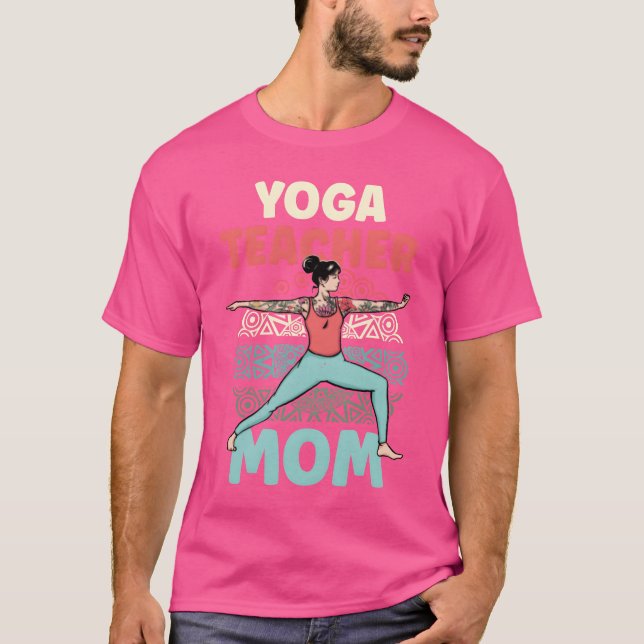 Camiseta Yogaeacher Mom Mamá chica Hobby Madre (Anverso)