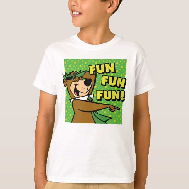 Camiseta Yogi Bear Fun Fun Fun (Anverso)