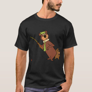 Camiseta Yogi Bear pescando