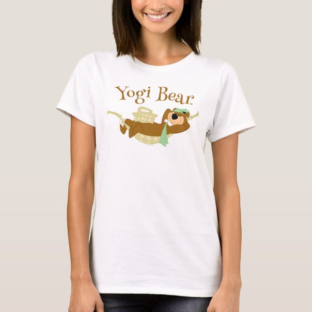 Camiseta Yogi Bear Picnic Hammock Nap Time (Anverso)