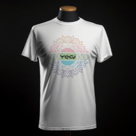 Camiseta Yogi Colorful Chakra Yoga Meditación Arcoiris