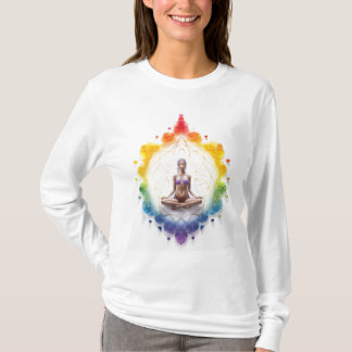 Camiseta Yogi Elegance: Sudadera de yoga para mujeres seren