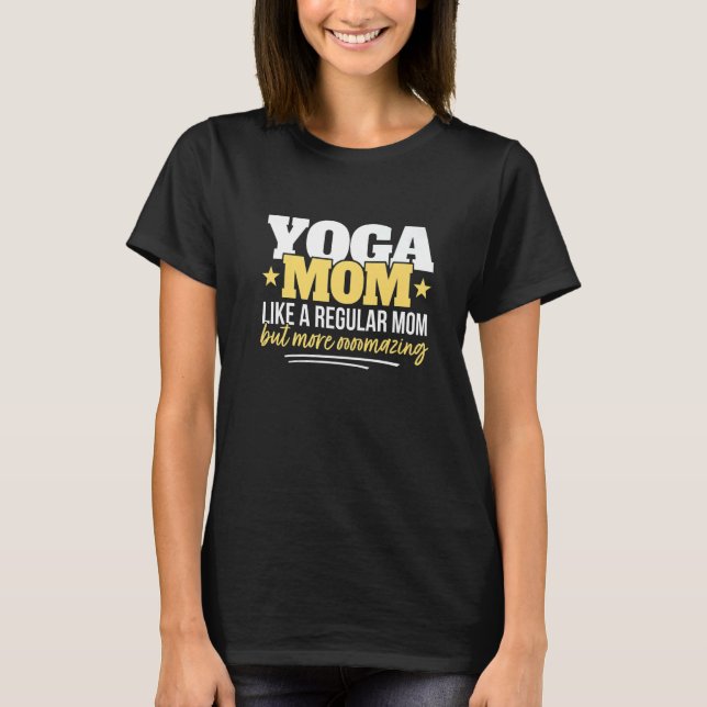 Camiseta Yogi Madre Yoga Mamá Yoga Yoga (Anverso)