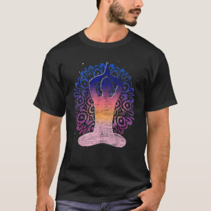 Camiseta Yogi Meditación espiritual Colorosa Mandala Namast