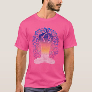 Camiseta Yogi Meditación espiritual Colorosa Mandala Namast