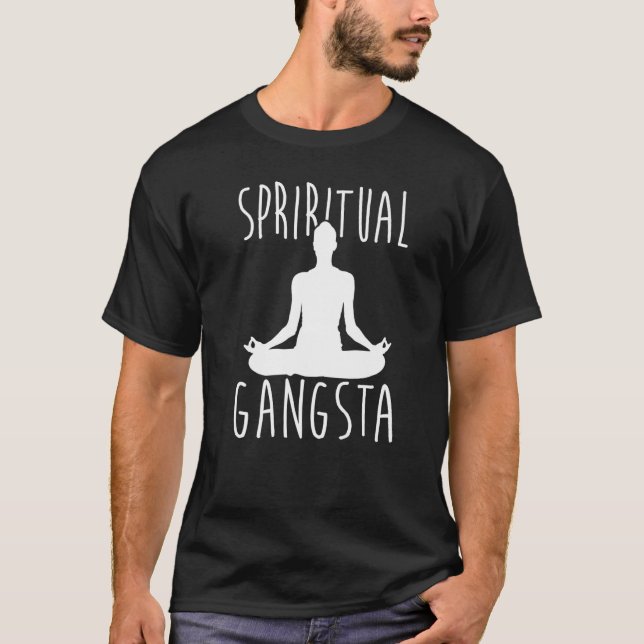 Camiseta Yogi  Spiritual Gangsta  Yoga (Anverso)