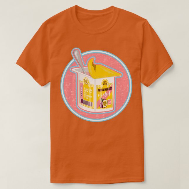 Camiseta Yogur de la fruta de la pasión (Diseño del anverso)