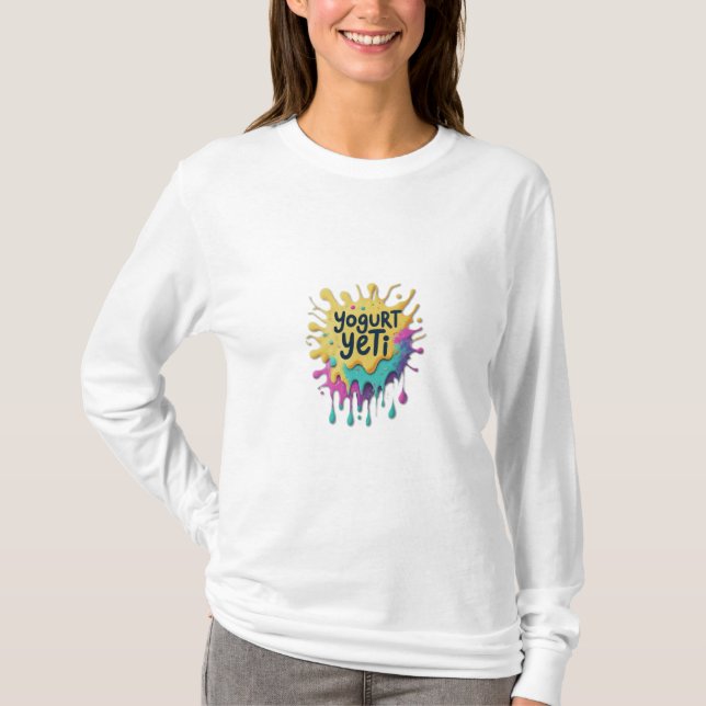 Camiseta Yogurt Yeti (Anverso)