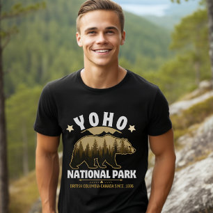 Camiseta Yoho National Park Bear Design – British Columbia 