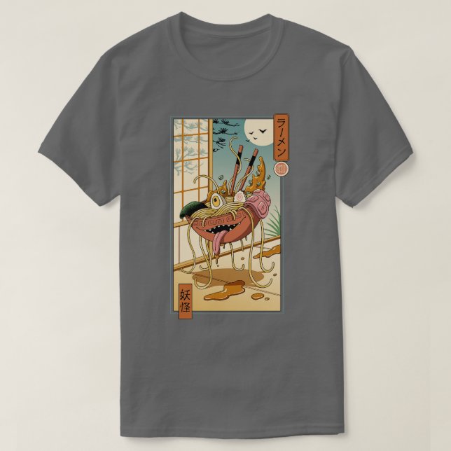 Camiseta Yokai Ramen en Edo (Diseño del anverso)
