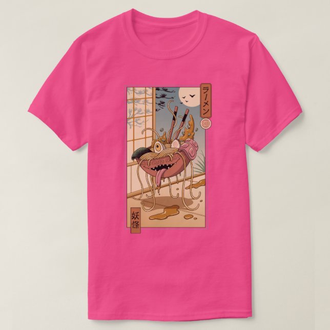 Camiseta Yokai Ramen en Edo (Diseño del anverso)