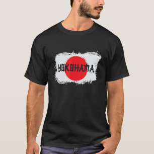 Camiseta Yokohama Japón Bandera japonesa