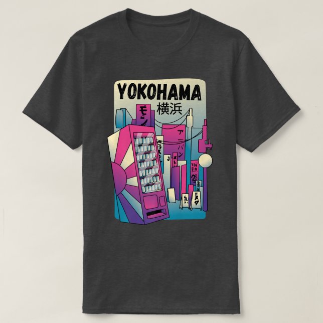 Camiseta Yokohama Japón, ciudad urbana japonesa Yokohama (Diseño del anverso)