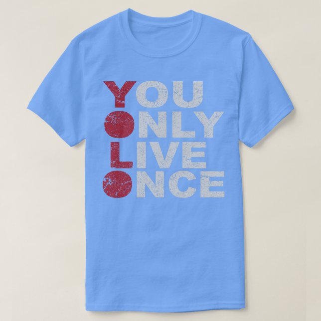 CAMISETA YOLO (Diseño del anverso)