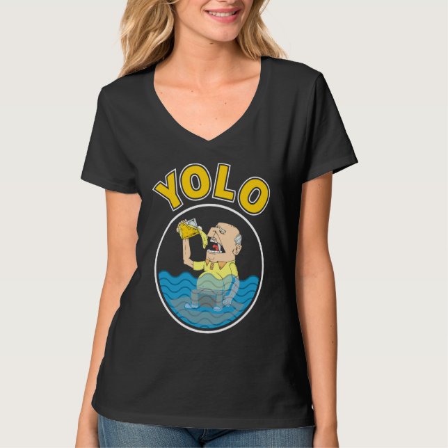 Camiseta YOLO Drinking (Anverso)