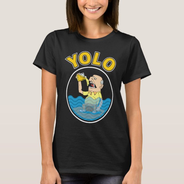 Camiseta YOLO Drinking (Anverso)