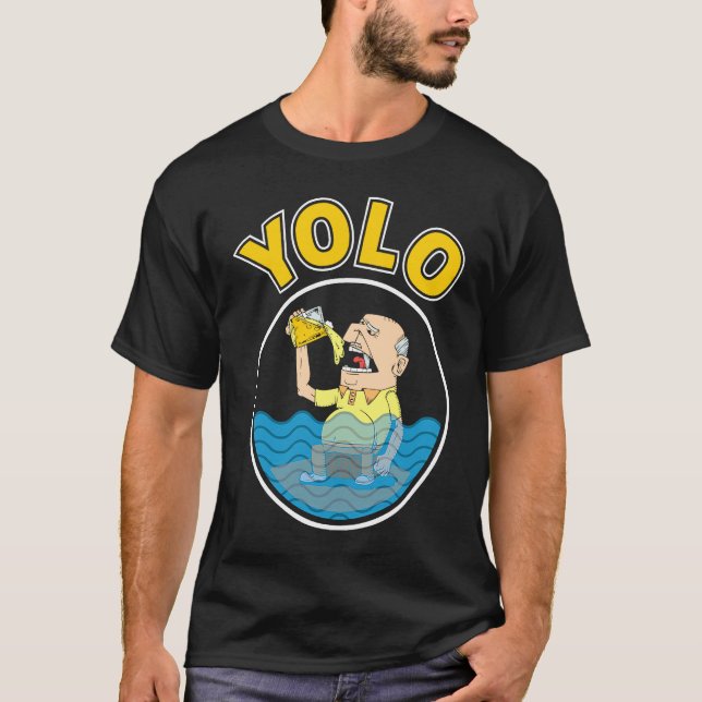 Camiseta YOLO Drinking (Anverso)