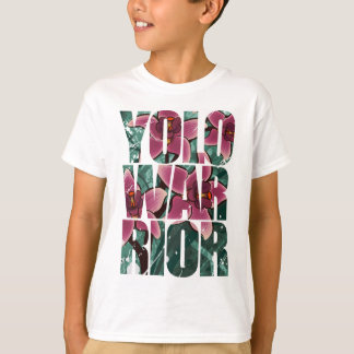 Camiseta YOLOWARRIOR - Letras florales