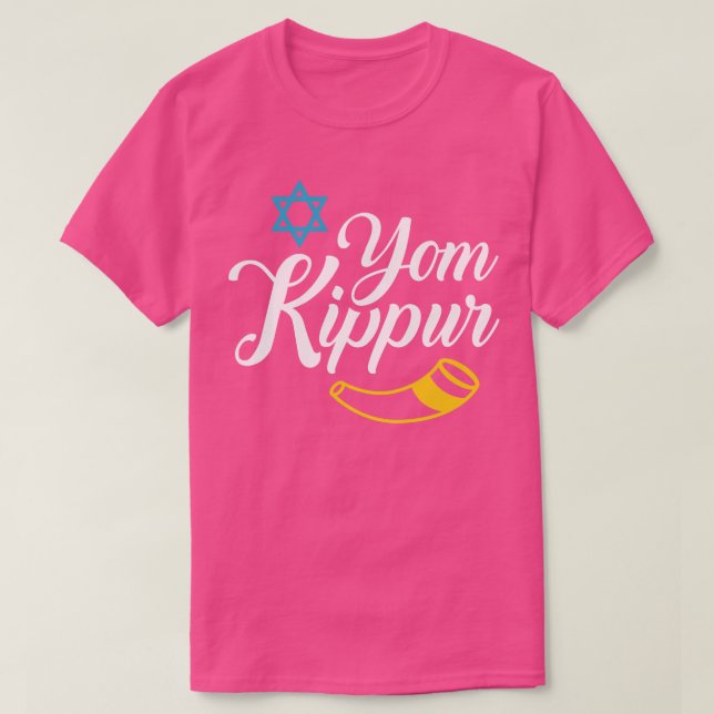 Camiseta Yom Kippur (Diseño del anverso)