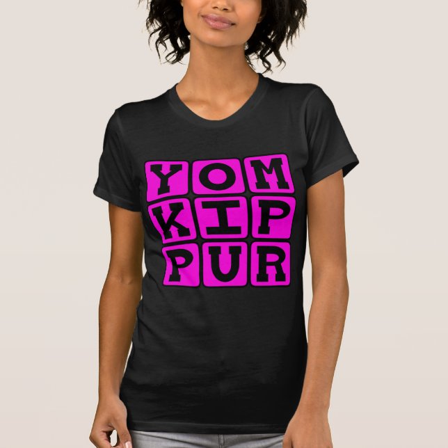 Camiseta Yom Kippur, Día del Perdón (Anverso)