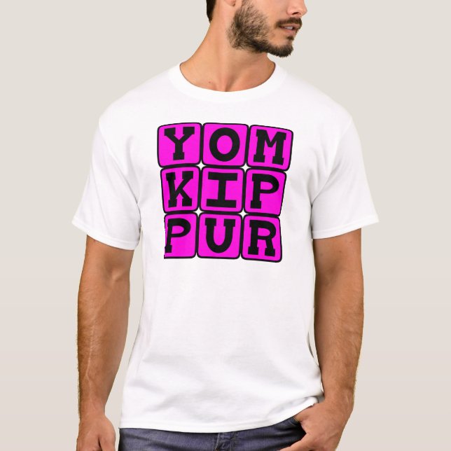 Camiseta Yom Kippur, Día del Perdón (Anverso)