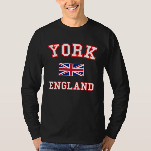 Camiseta YORK British Flag Badge (Anverso)