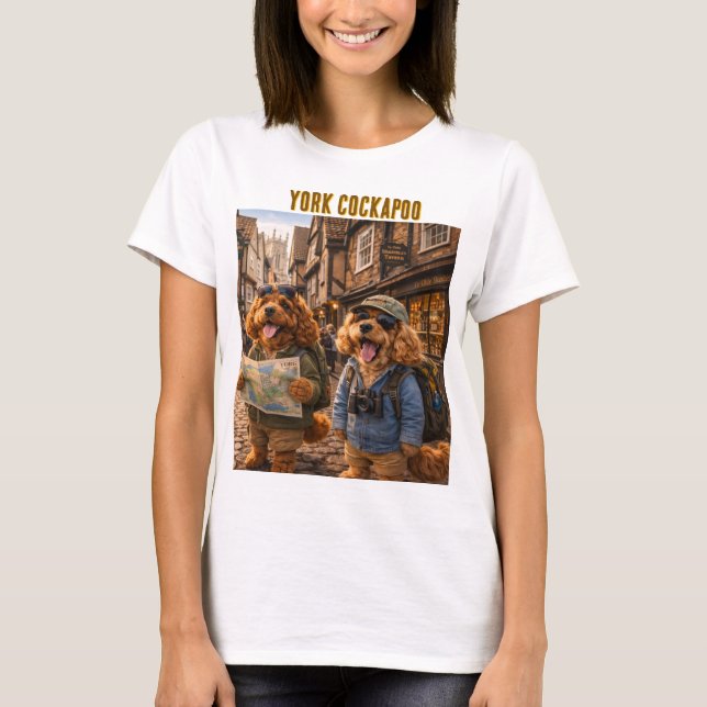 Camiseta York Cockapoo T Shirt Gift (Anverso)