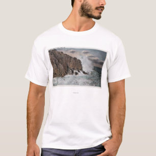 Camiseta York, MaineView de la cabeza calva CliffYork, YO