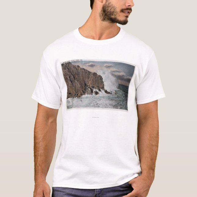 Camiseta York, MaineView de la cabeza calva CliffYork, YO (Anverso)