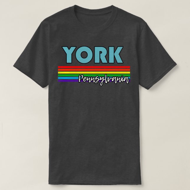 Camiseta York Pennsylvania Pride York regalo LGBT LGBTQ Sup (Diseño del anverso)