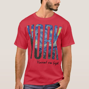Camiseta York Van Gogh Starry Night Art Vincent Van Gogh Pa