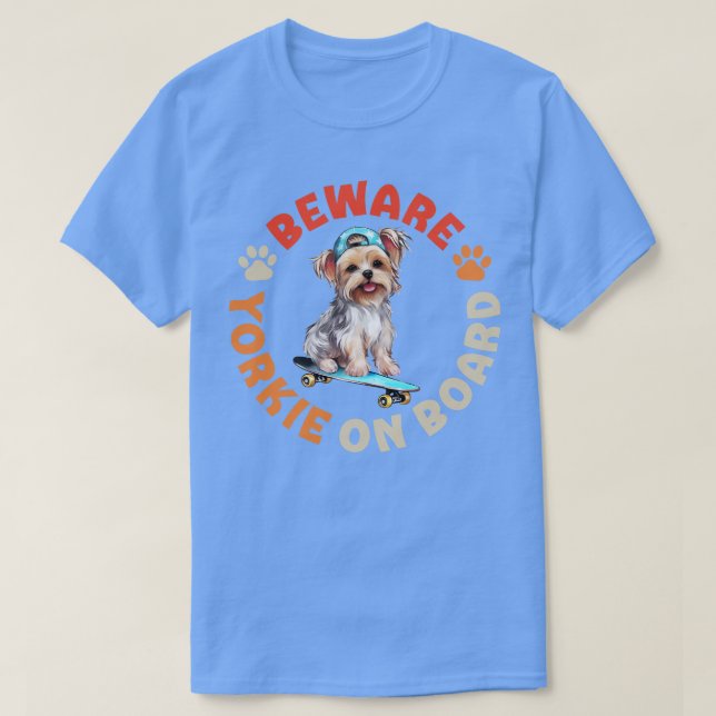 Camiseta yorkie (Diseño del anverso)