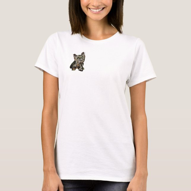 Camiseta Yorkie Camo (Anverso)