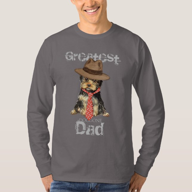 Camiseta Yorkie Dad (Anverso)