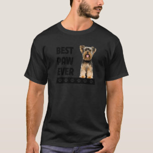Camiseta Yorkie Dad Fathers Day Yorkshire Terrier Mejor Paw
