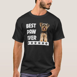 Camiseta Yorkie Dad Fathers Day Yorkshire Terrier Mejor Paw