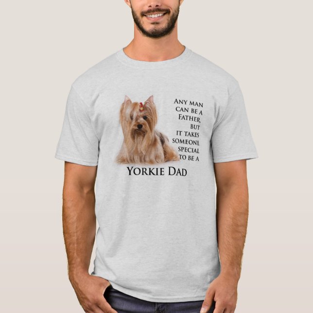 Camiseta Yorkie Dad T-Shirt (Anverso)