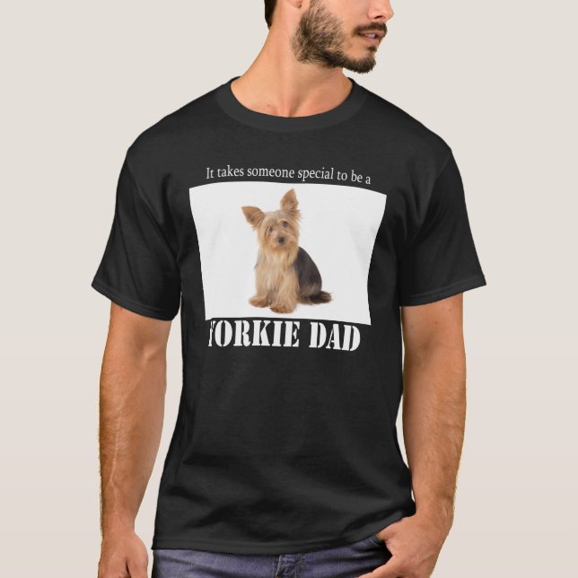 Camiseta Yorkie Dad T-Shirt (Anverso)