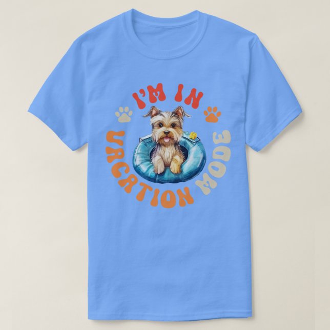 Camiseta Yorkie Dog 2 (Diseño del anverso)