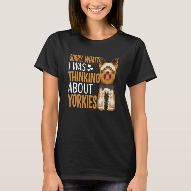 Camiseta Yorkie Dog Apparel For Yorkshire Terrier Owner (Anverso)