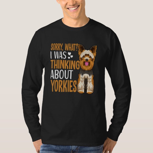 Camiseta Yorkie Dog Apparel For Yorkshire Terrier Owner (Anverso)