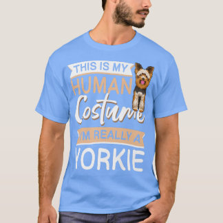 Camiseta Yorkie Dog Apparel Yorkshire Terrier Dueño del niñ