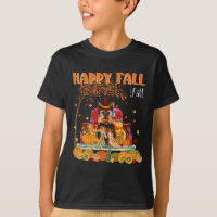 Yorkie Dog Otumn Fall Truck Mappe Thanksg