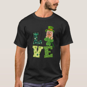 Camiseta Yorkie Dog Shamrock St Patricks Day Funny Irish