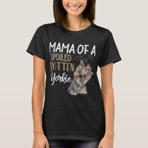 Camiseta Yorkie Dog - Yorkie Mom, Dog Lover Gift