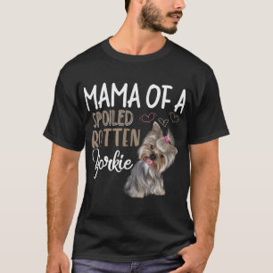 Camiseta Yorkie Dog - Yorkie Mom, Dog Lover Gift