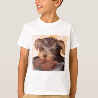 Camiseta Yorkie en su taza