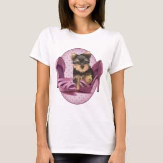 Camiseta Yorkie en zapato